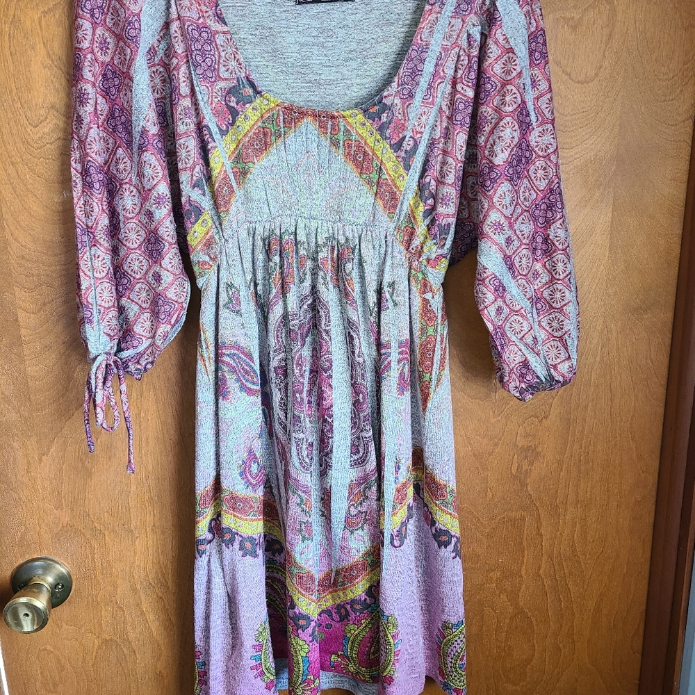 🌟 4/$20 Volume One Boho Sweater Dress